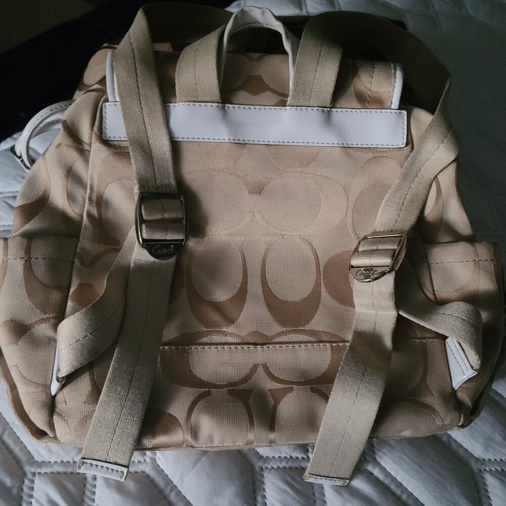 Coach Signature Backpack - Picture 2 of 7